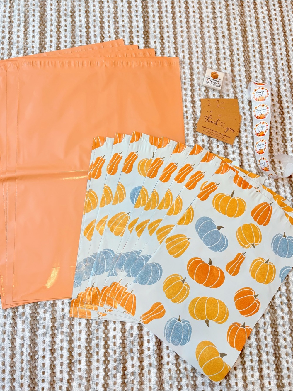 85 Piece Autumn Pumpkin Shipping Supply Bundle 🍂🍁